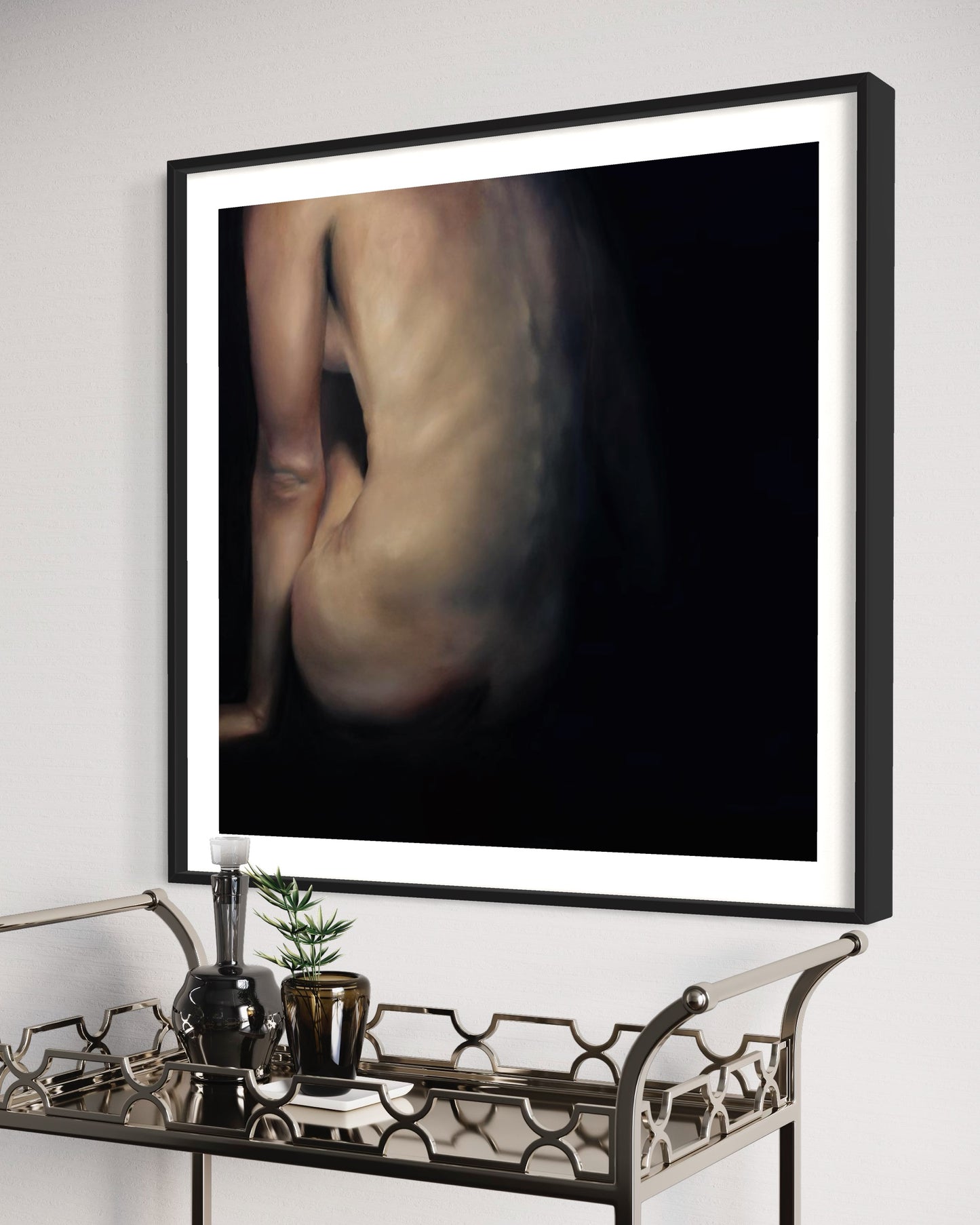"Noir Fine" - Fine Art Canvas Print