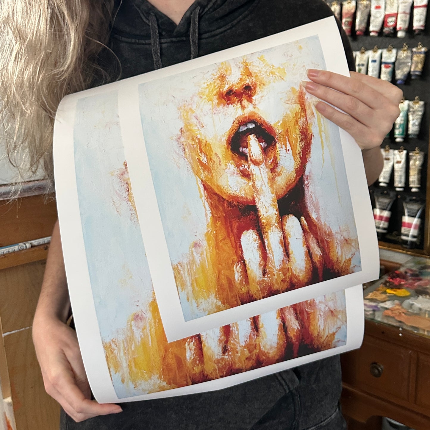 "I Am The Revolution" - Fine Art Canvas Print