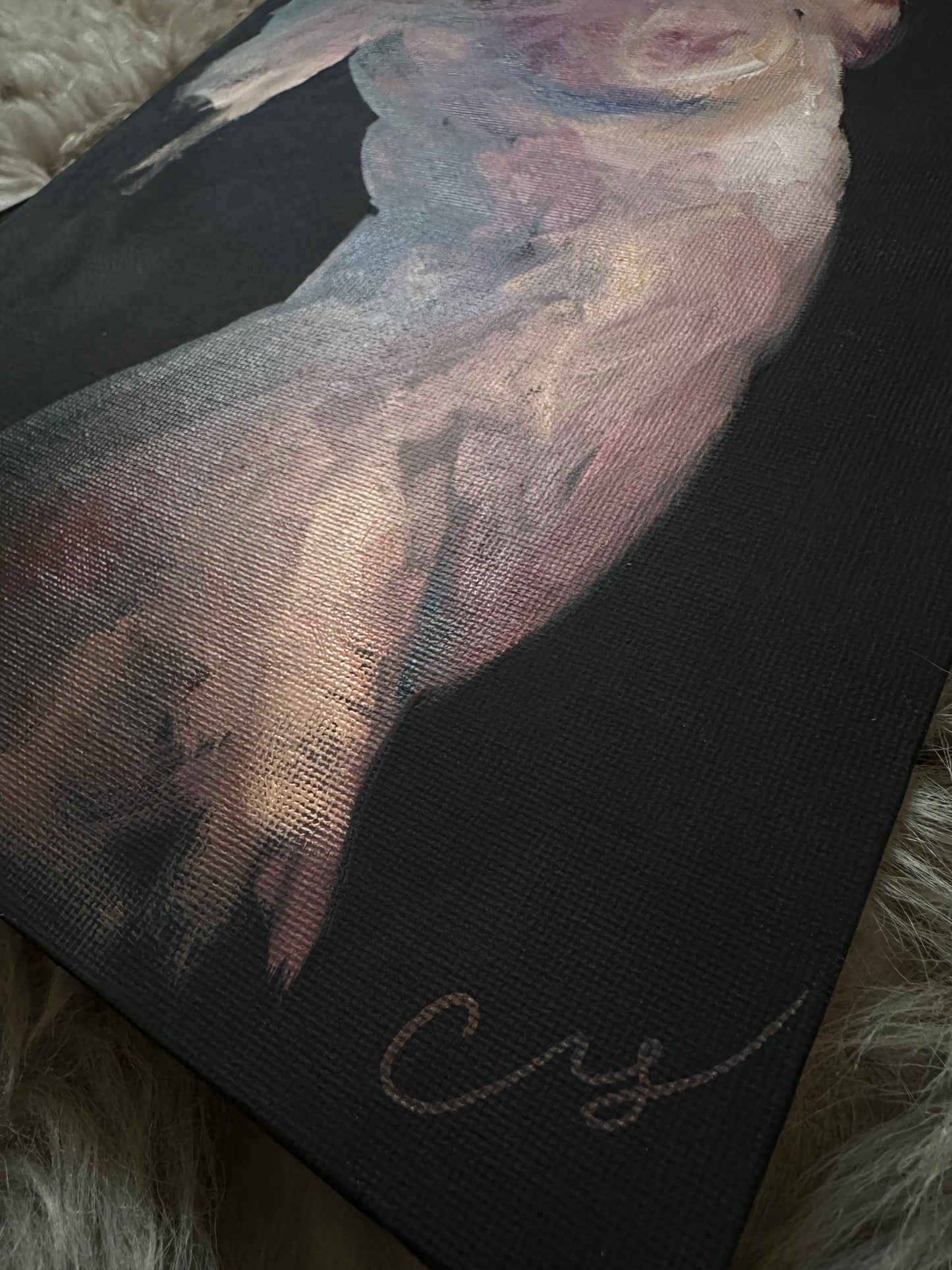 "Embracing the Universe" - Original Oil Painting