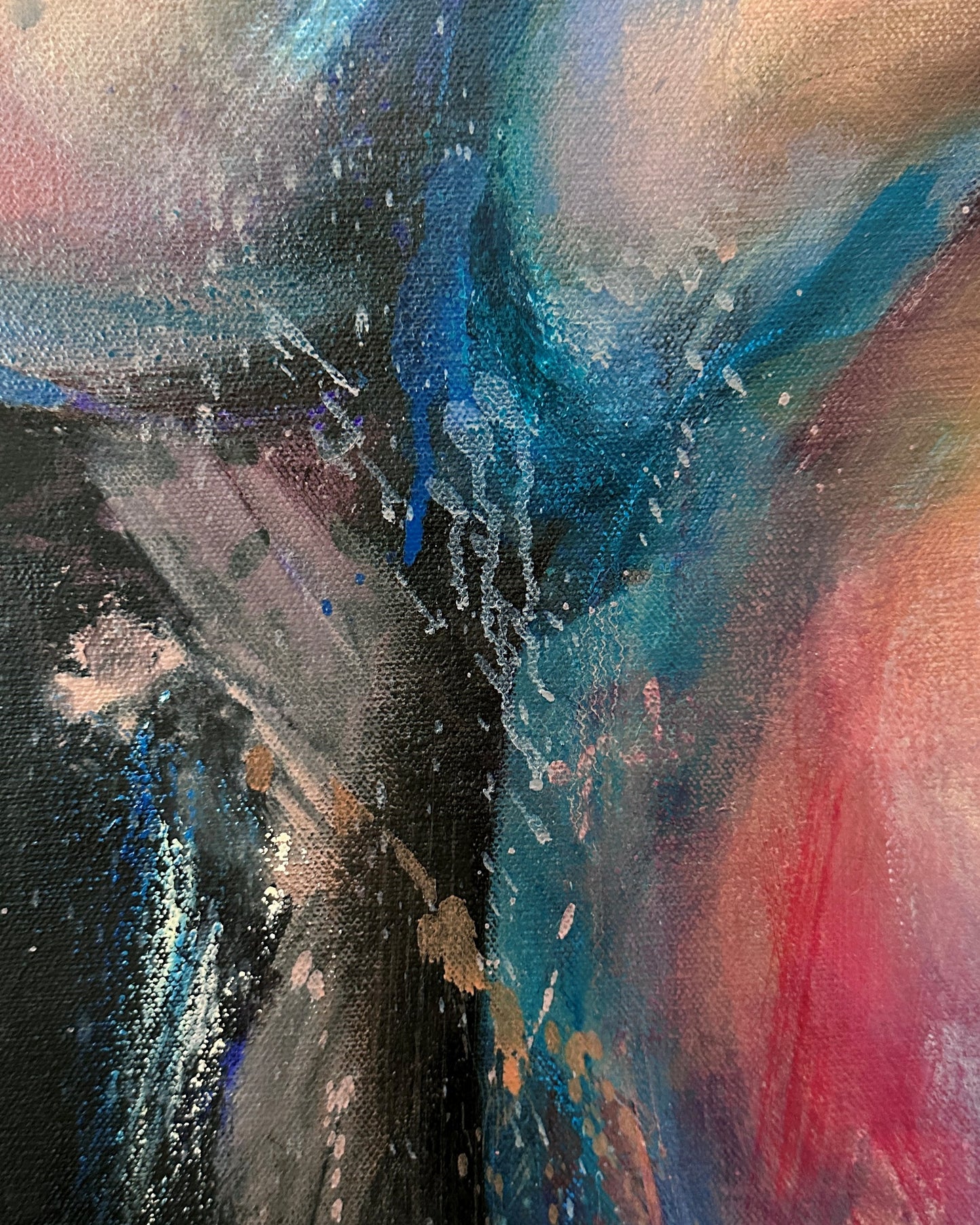 "Unveiling of the Goddess" - Original Oil Painting