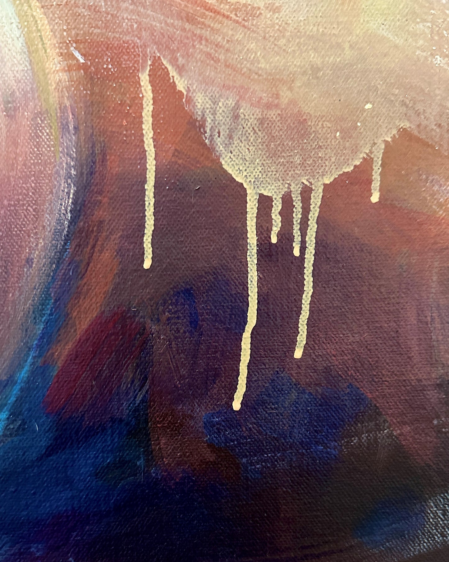 "Unveiling of the Goddess" - Original Oil Painting