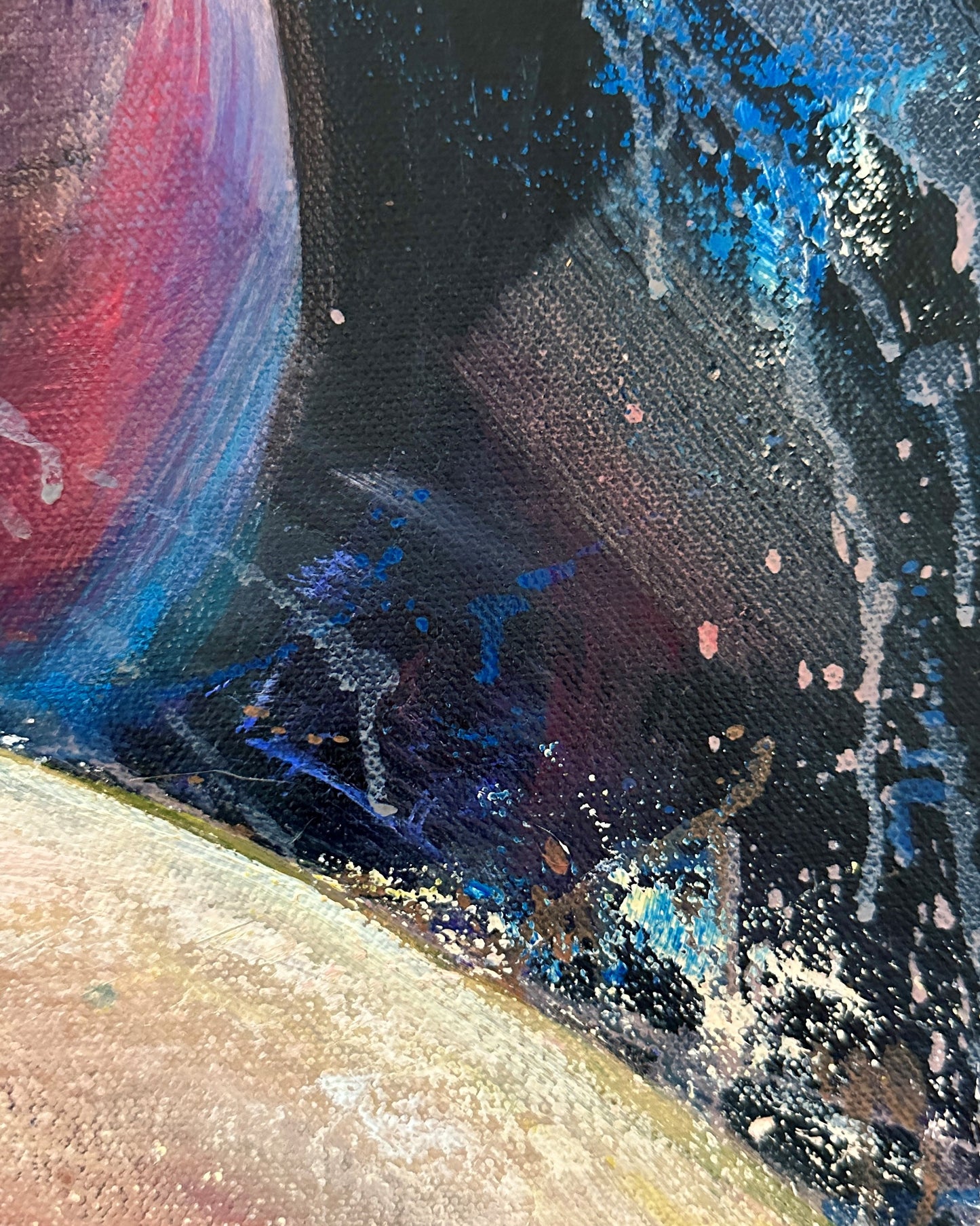 "Unveiling of the Goddess" - Original Oil Painting