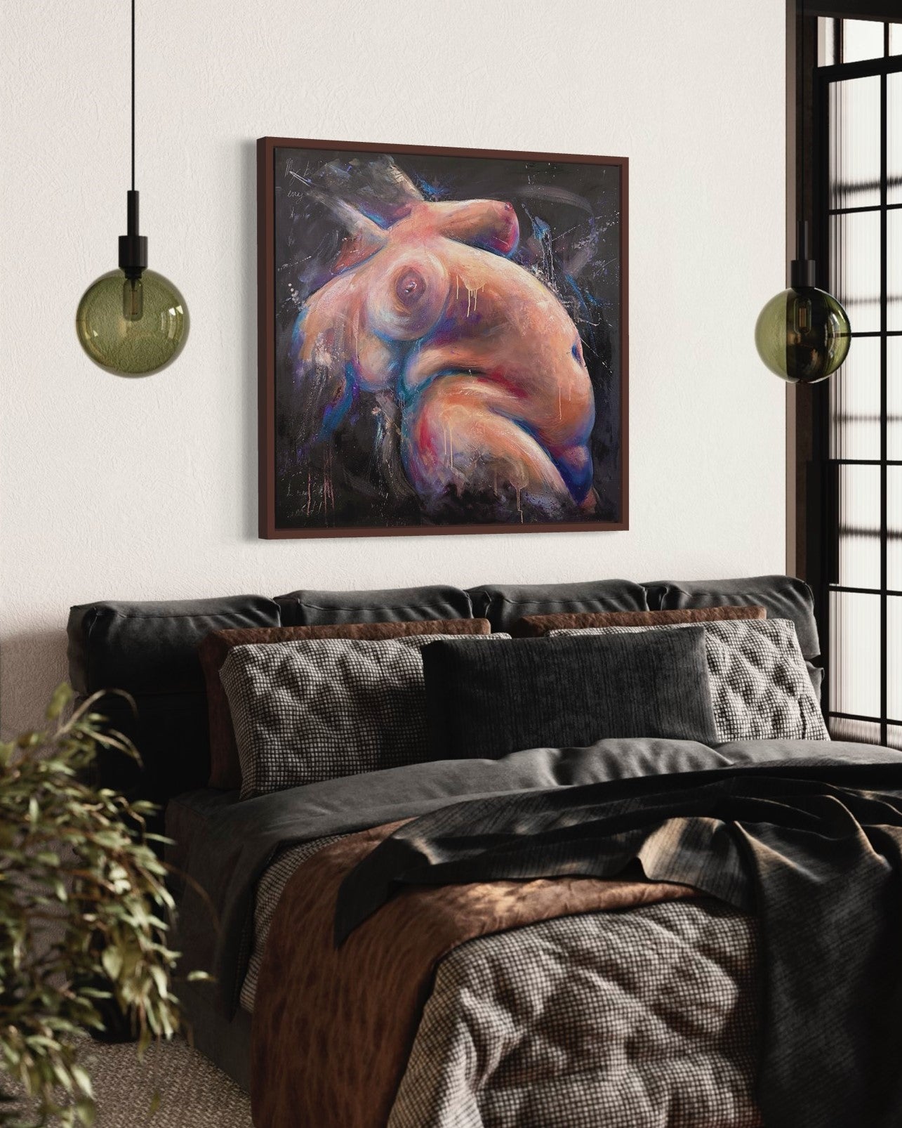 "Unveiling of the Goddess" - Original Oil Painting