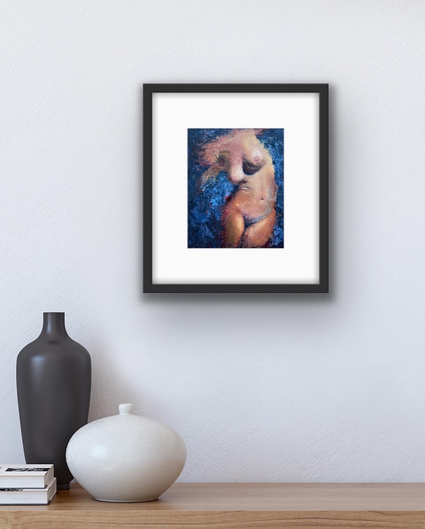 "Muse of Tragedy, Melpomene" - Original Oil Painting
