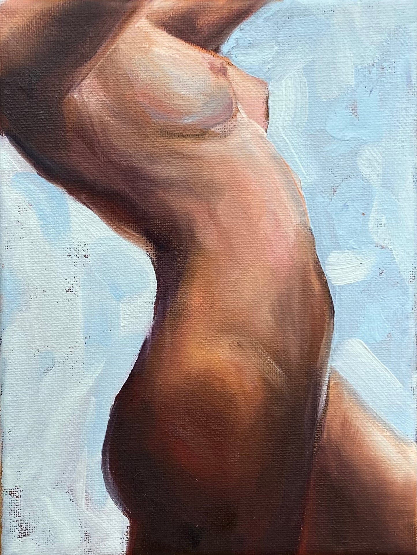 "Petite Nude, Celeste" - Original Oil Painting