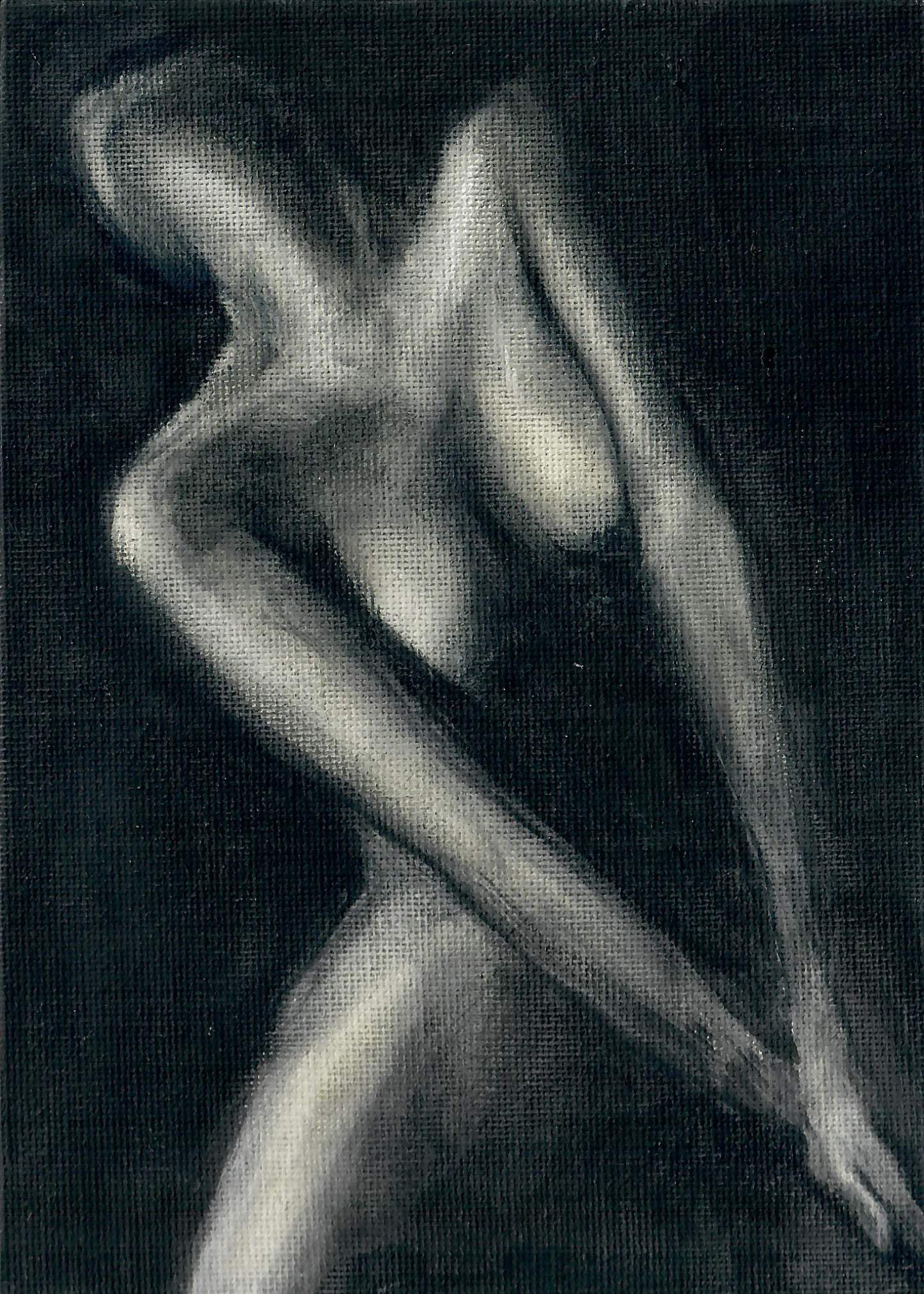 "Studies in Black" set of 4 - Original Oil Paintings