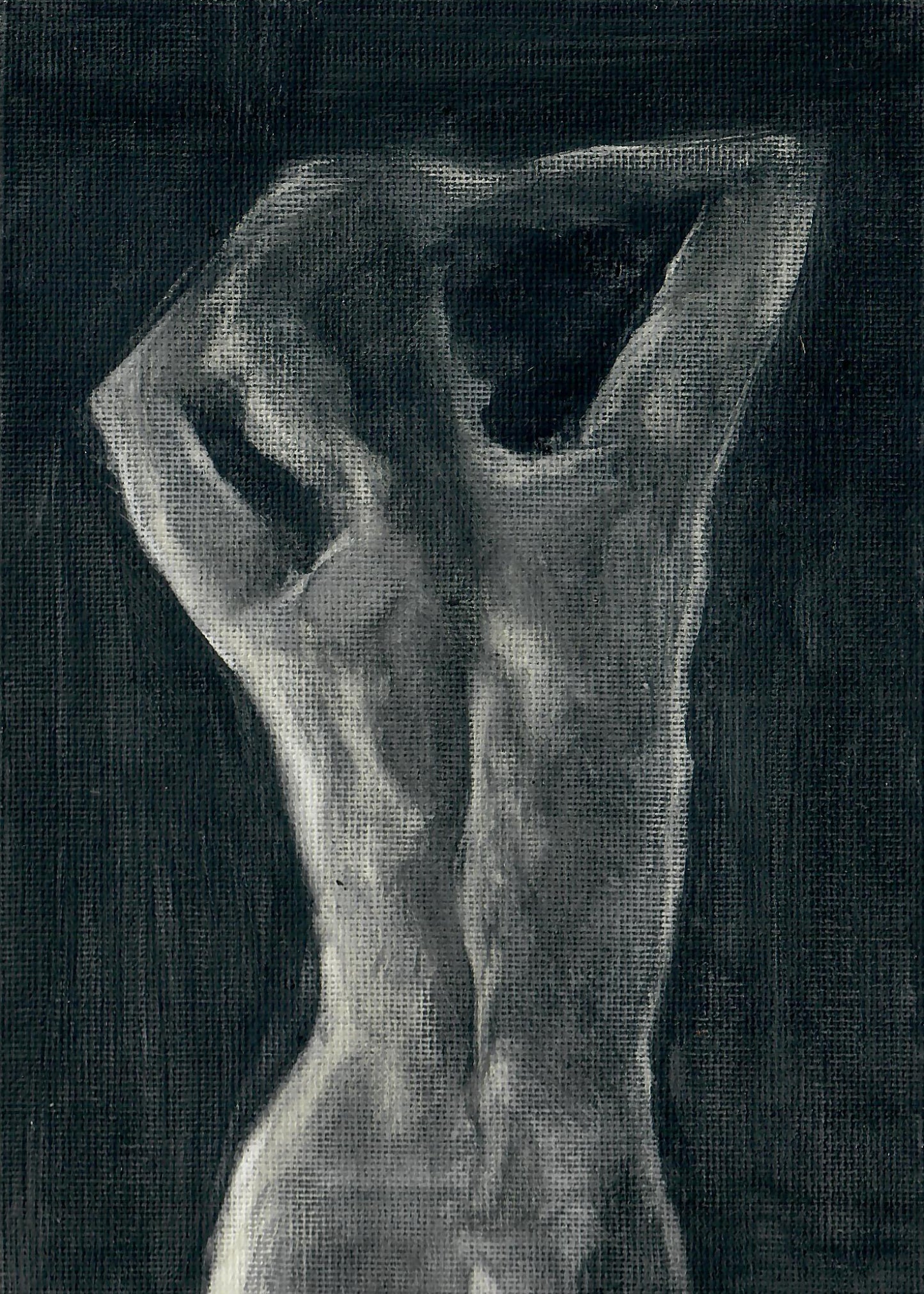 "Studies in Black" set of 4 - Original Oil Paintings