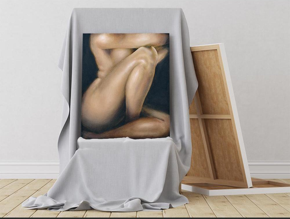 Elysian - Original-Figurative Fine Art-Fine Art Nude-Oil Painting-Original Art-Original Oil Painting-Fine Art Print-Giclee Print-Canvas Print-Paper Print- Canvas Art Print- Paper Art Print-Painting-Print-Cassidy Austin -Austin Studios