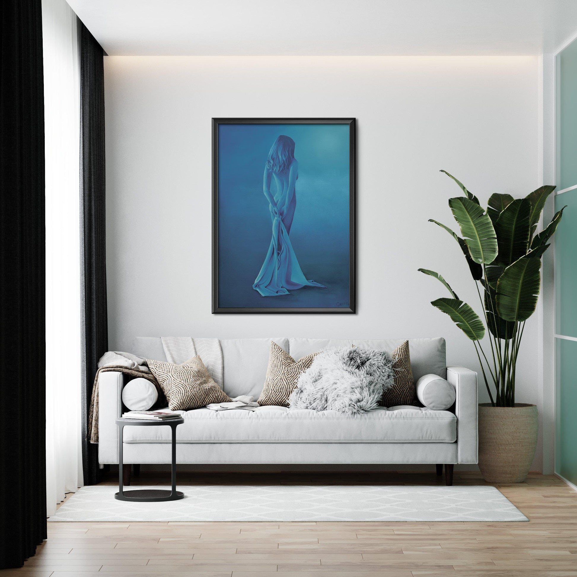 Exuviate - Original-Figurative Fine Art-Fine Art Nude-Oil Painting-Original Art-Original Oil Painting-Fine Art Print-Giclee Print-Canvas Print-Paper Print- Canvas Art Print- Paper Art Print-Painting-Print-Cassidy Austin -Austin Studios