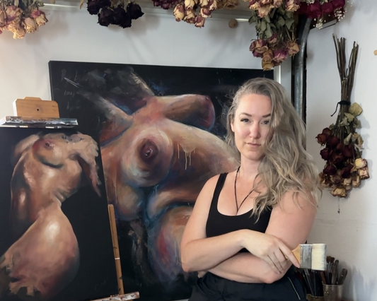 Sensual Art Exhibition Takes Center Stage at Waters Edge Winery, Long Beach, California