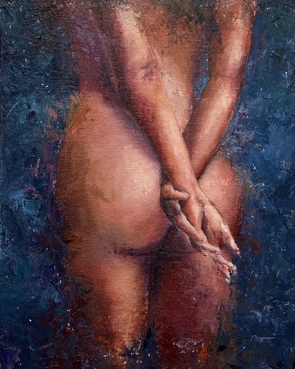 "Muse of Erotic Poetry, Erato" - Original Oil Painting