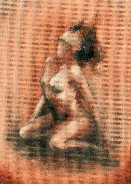 "Study in Earth Nº 3" - Original Oil Painting