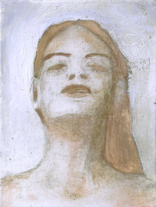 "Study in Gold Nº 1" - Original Oil Painting