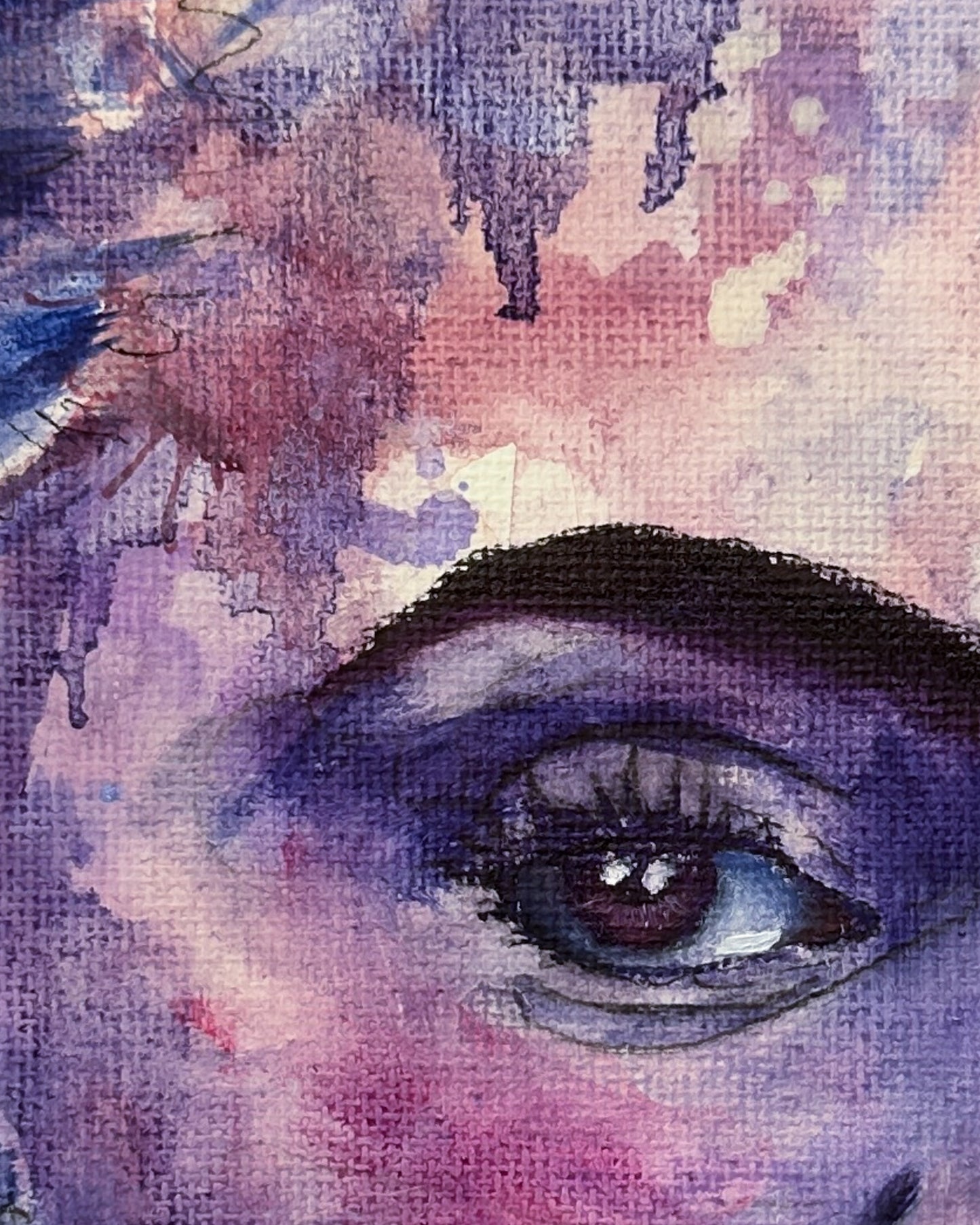 "Purple Sapphire" - Original Oil Painting