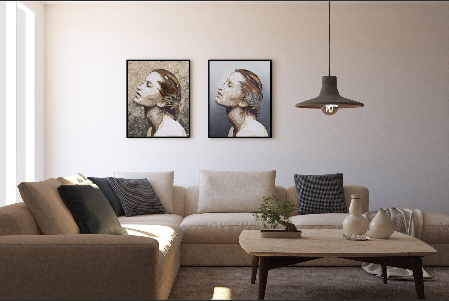 Fabric of a Woman Diptych pt1 - Original-Figurative Fine Art-Fine Art Nude-Oil Painting-Original Art-Original Oil Painting-Fine Art Print-Giclee Print-Canvas Print-Paper Print- Canvas Art Print- Paper Art Print-Painting-Print-Cassidy Austin -Austin Studios