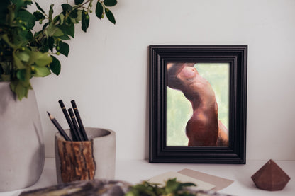 "Petite Nude, Sage" - Original Oil Painting