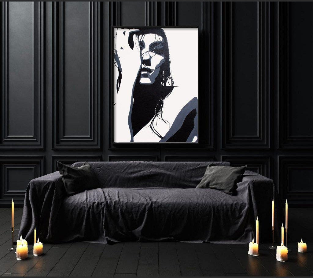 Vanity - Original-Figurative Fine Art-Fine Art Nude-Oil Painting-Original Art-Original Oil Painting-Fine Art Print-Giclee Print-Canvas Print-Paper Print- Canvas Art Print- Paper Art Print-Painting-Print-Cassidy Austin -Austin Studios